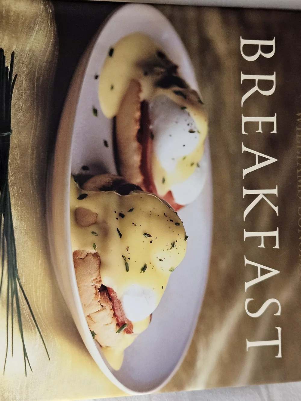Williams Sonoma Breakfast Cookbook — Cream and Yellow Cover